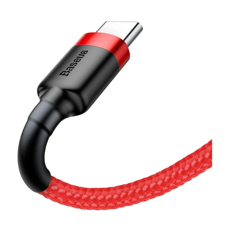 Baseus Cafule Kabel USB für Type-C 2A 2m Rot+Rot (CATKLF-C09)