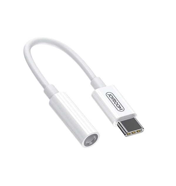 Joyroom Kopfhöreradapter 3,5-mm-Klinke, 3,5-mm-Klinke – Weiß (SH-C1)