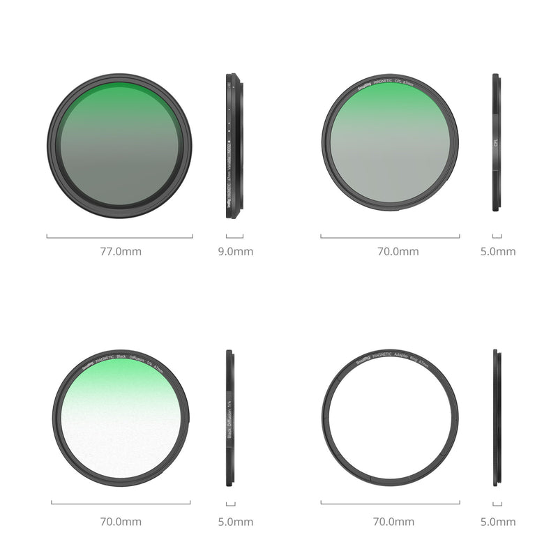 SmallRig 5-in-1 Filterkit 67mm mit Black Mist