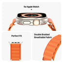 Dux Ducis Sport Schnallenband 45 mm, 42 mm, 49 mm, 44 mm, Nylon für Apple Watch Serie - Orange