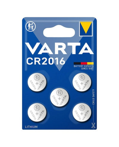 VARTA Electronics CR2016 87 mAh - (5 Stück)