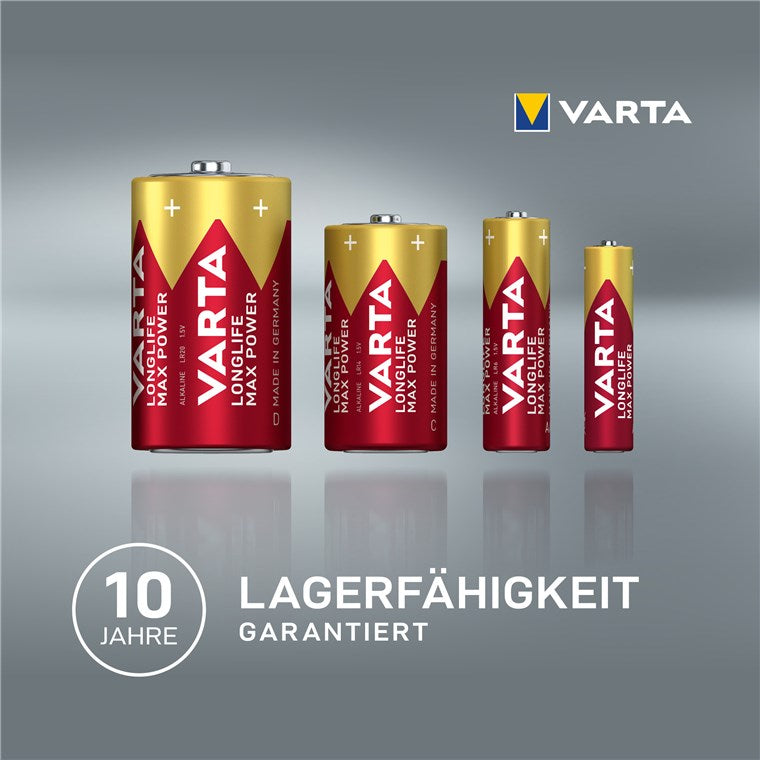 VARTA Longlife Max Power AA - (4 Stück)