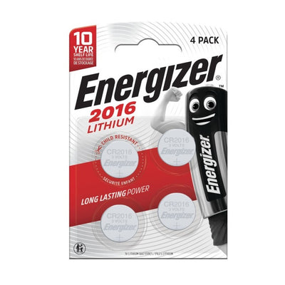 ENERGIZER Lithium CR2016 – (4 Stk.)