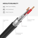 UGREEN AV102 Kabel 3.5 mm Mini-Klinkenstecker / 2RCA Stecker 3m - Grau