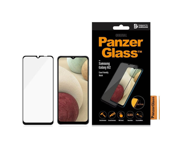 PanzerGlass Hüllenfreundlicher Screen Protector (1 Stück), Samsung Galaxy A12