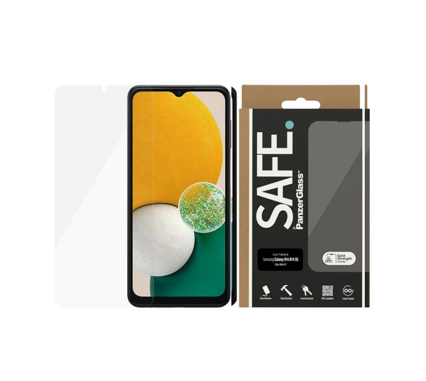 PanzerGlass SAFE. Ultra-Weit Fit Screen Protector (1 Stück), Galaxy A14, Galaxy A14 5G