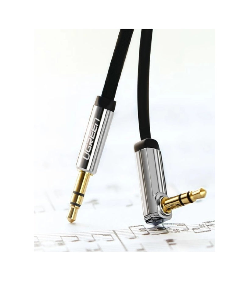 UGREEN 3,5mm Klinke auf Klinke AUX Audiokabel 2 m – Schwarz