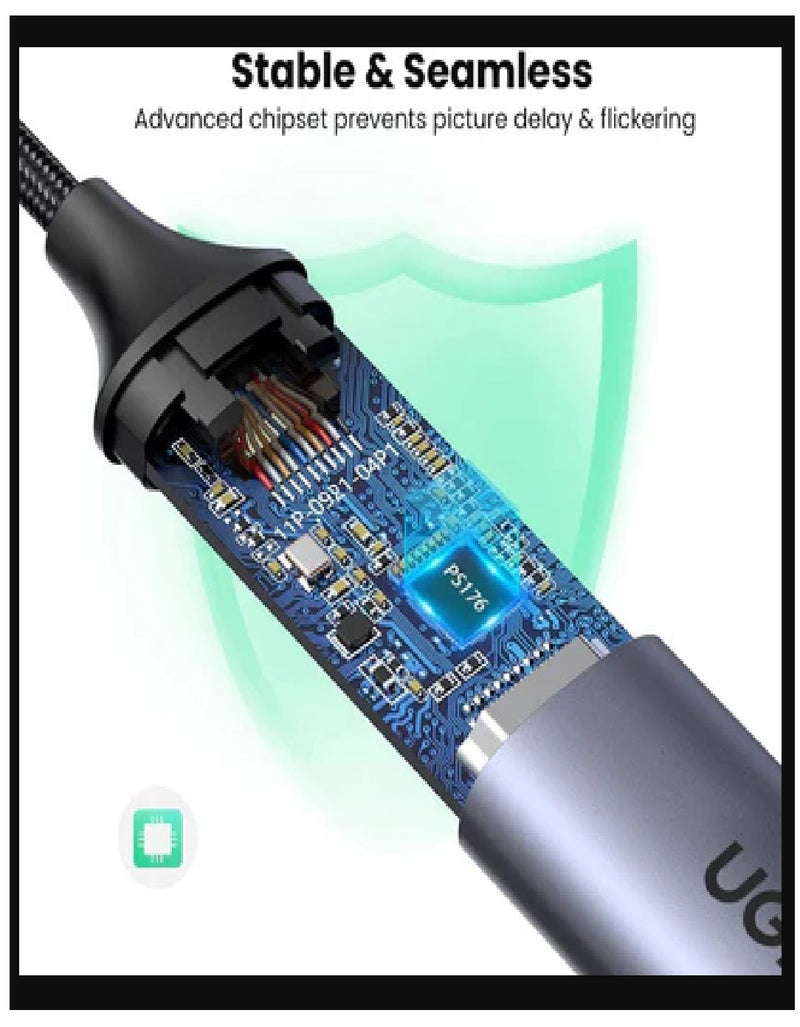 UGREEN USB-C auf HDMI Adapter 4K 10 cm – Schwarz