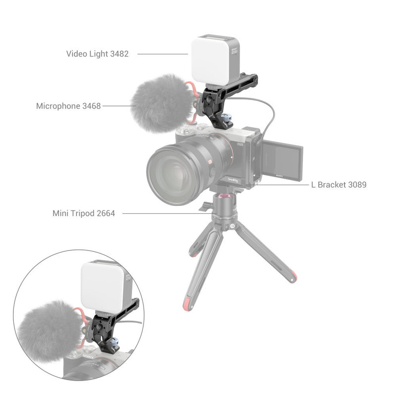 SmallRig Lite Top Handle mit Cold Shoe Halterung