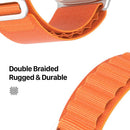 Dux Ducis Sport Schnallenband 45 mm, 42 mm, 49 mm, 44 mm, Nylon für Apple Watch Serie - Orange