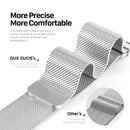 Dux Ducis Pro Armband 42 mm, 44 mm, 45 mm, 49 mm, Edelstahl für Apple Watch Serie - Silber