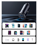 Joyroom 30W Dual USB-C Mini-Metall-Autoladegerät (JR-CCN06)