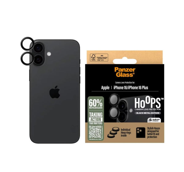 PanzerGlass Linsenschutz (1 Stück), iPhone 16 Plus, iPhone 16