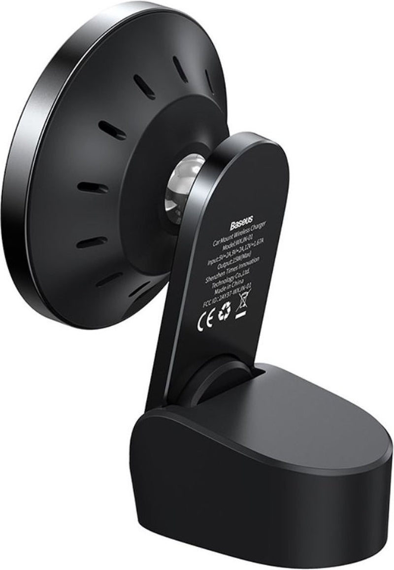 Baseus 15W Big Energy Car Mount Wireless Charger Schwarz (WXJN-01)