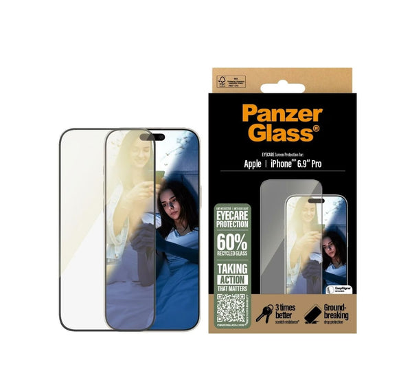 PanzerGlass EyeCare Screen Protector (1 Stück), iPhone 16 Pro Max