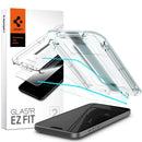 Spigen Tempered Glass mit Frame für iPhone 15 - 2-Pack