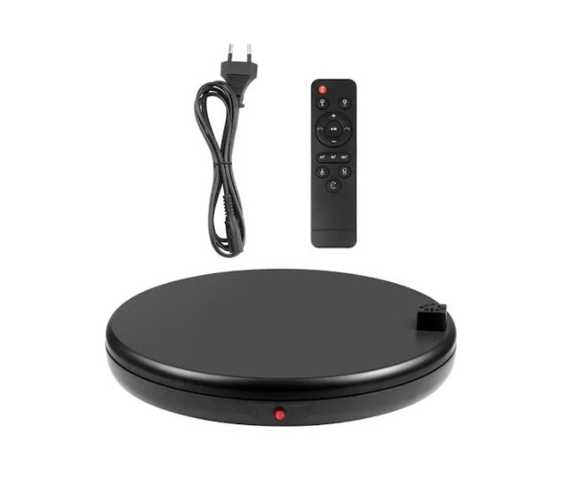 Puluz 360° Elektrischer Drehteller mit Fernbedienung – Sanfte Rotation für Displays