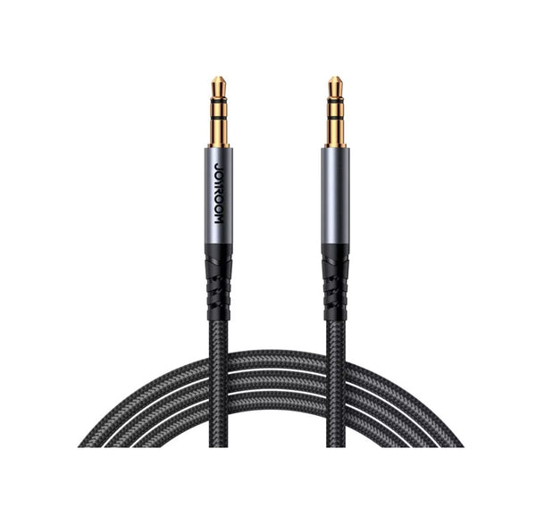 Joyroom Stereo-Audiokabel AUX 3,5 mm Miniklinke 1,2 m – Schwarz (SY-A08)