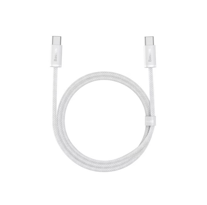 Baseus USB-C auf USB-C Kabel 1m USB 2.0 Weiß (CALD000202)