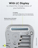 Goobay Universeller Batterietester mit LCD-Anzeige - Silber