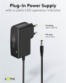 Goobay 12V Netzteil 12W / 1A - Schwarz
