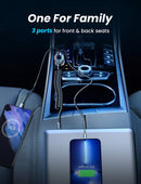 Joyroom 3-in-1 Wired Fast Car/Auto Ladegerät 55W USB-C Schwarz (JR-CL07)