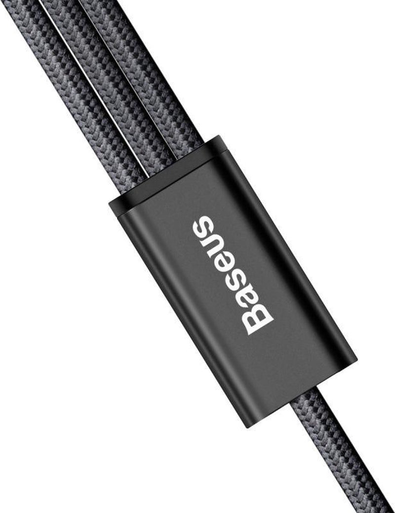 Baseus 3 in 1 Universal Multi USB Kabel Schwarz (CAMLT-SU01)