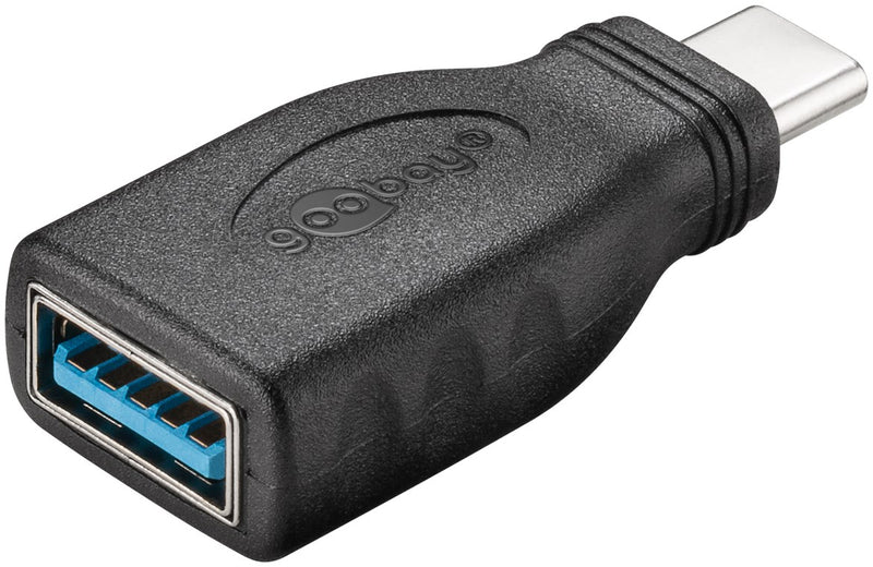 Goobay USB-C-auf-USB-A-Adapter USB 3.0 – Schwarz