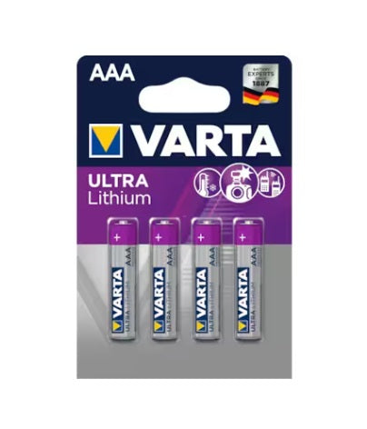 VARTA Ultra Lithium 6103 AAA - (4 Stück)