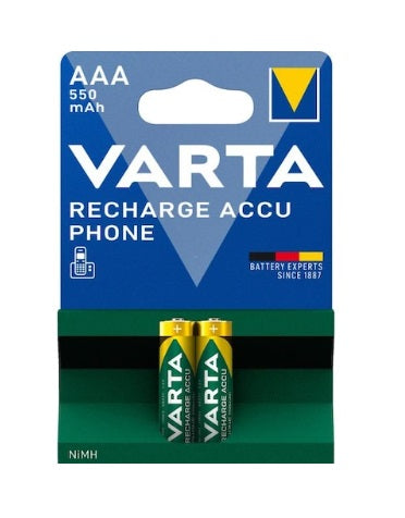 VARTA 58397 Telefon AAA 550mAh - (2 Stück)