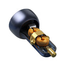 Baseus Particular Digital Display QC+PPS Dual Quick Auto Charger 65W Dunkelgrau (CCKX-C0G)