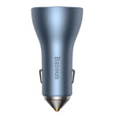 Baseus Golden Contactor Pro Triple Fast Charger Autoladegerät 65W U+C+C Wathet blau