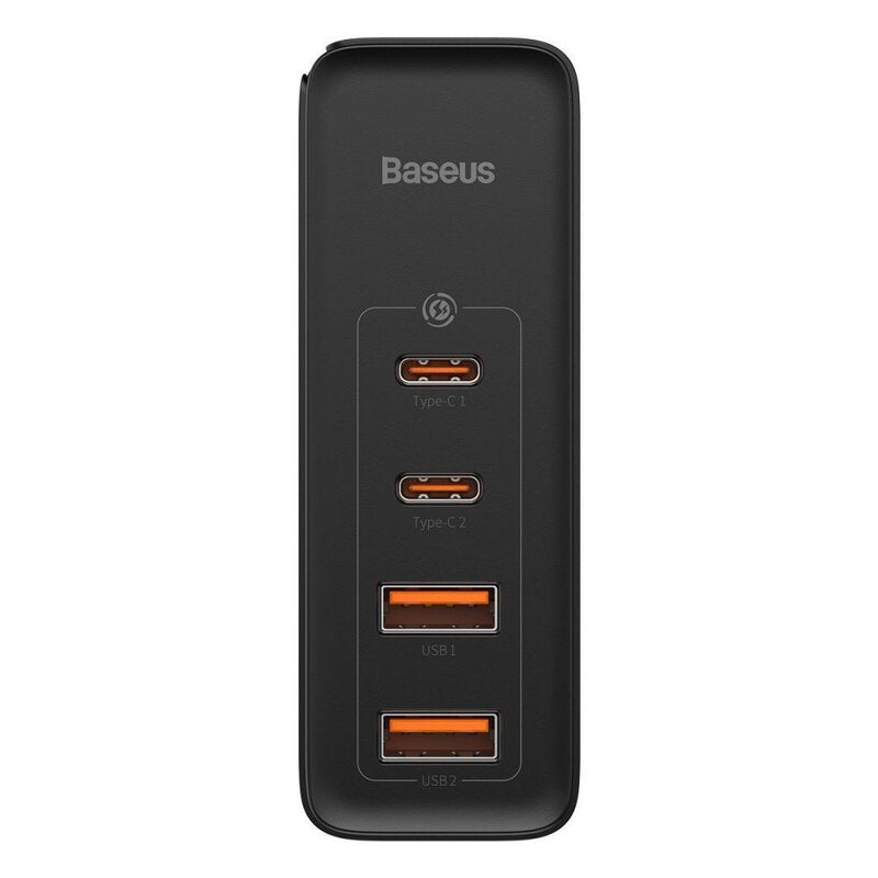 Baseus GaN2 Pro Quick Charger 2C+2U 100W EU Schwarz (CCGAN2P-L01)
