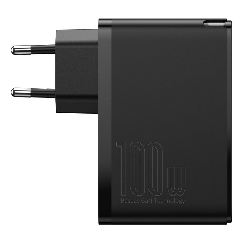 Baseus GaN2 Pro Quick Charger 2C+2U 100W EU Schwarz (CCGAN2P-L01)