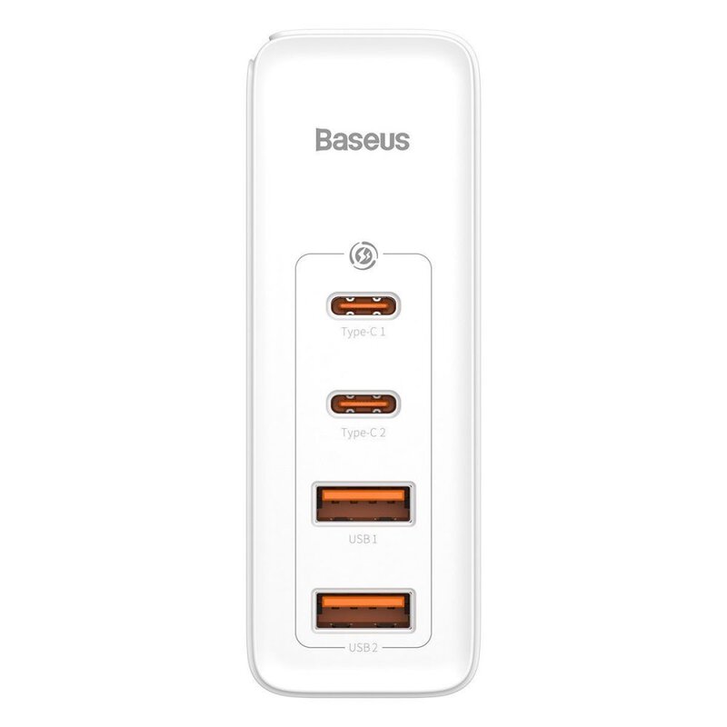 Baseus GaN2 Pro Schnellladegerät 2C+2U 100W EU Weiß
