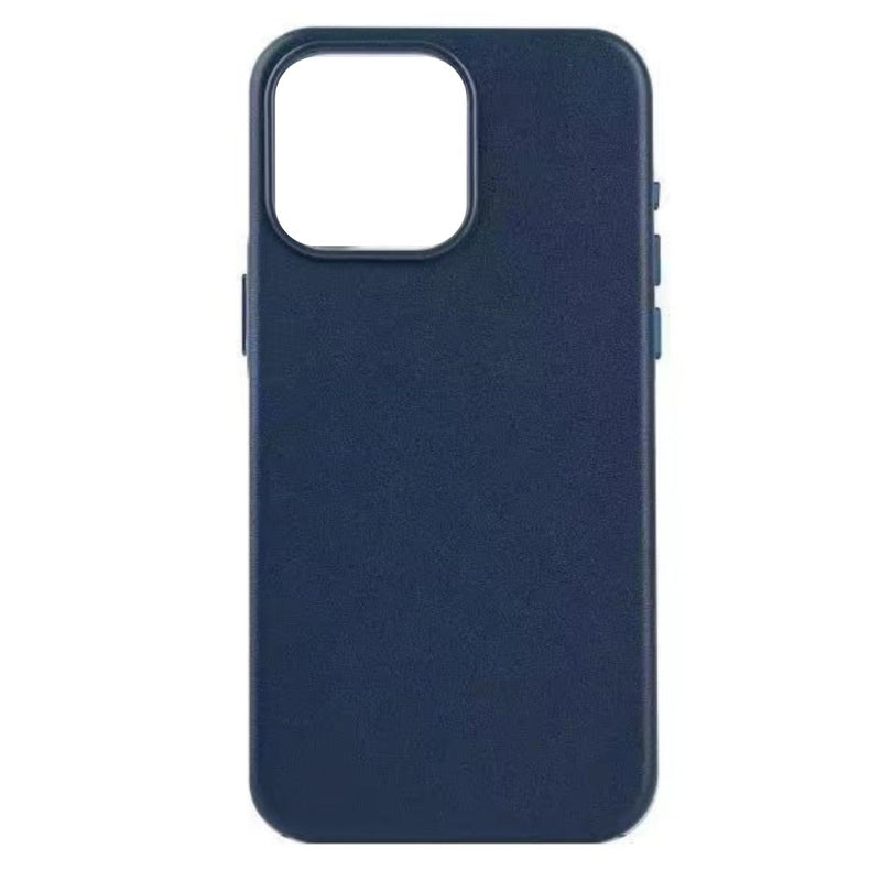 Echtleder Case Hülle Mit MagSafe für iPhone 16 Pro Max - Blau