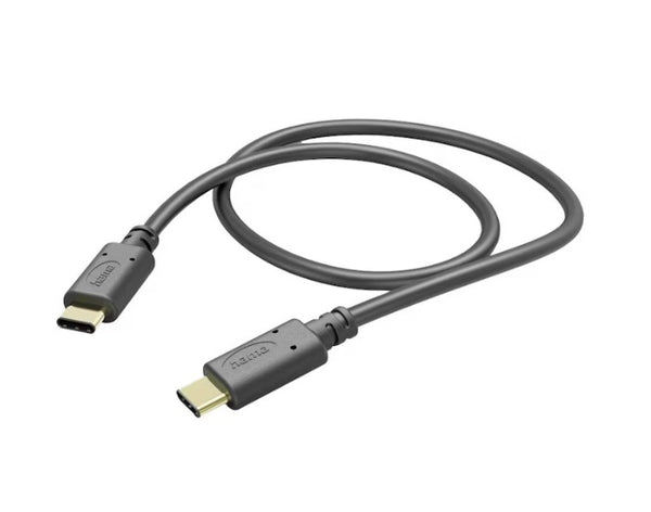 Hama USB-Kabel, USB-C - USB-C, 1,5 m, Schwarz 1,50 m, USB 2.0, Mindestbestellmenge 3