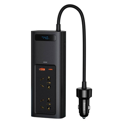 Baseus Kfz-Wechselrichter 150 W (220 V CN/EU) – Schwarz