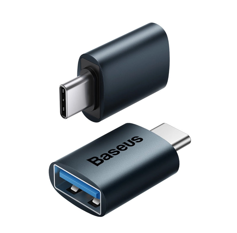 Baseus Ingenuity Series Mini OTG Adapter Typ-C zu USB-A 3.1 - Blau (ZJJQ000003)