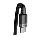 Baseus Cafule PD2.0 100W Schnellladekabel Typ-C zu Typ-C (20V 5A) 2m - Schwarz (CATKLF-ALG1)