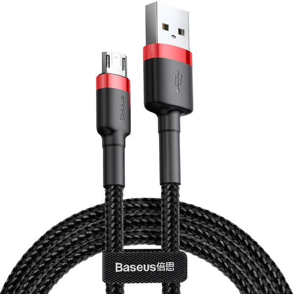 Baseus Cafule Kabel USB Für Micro 1.5A 2m - Rot Schwarz (CAMKLF-C91)