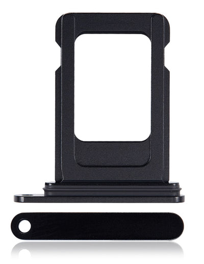 Single SIM Kartenleser Flex Kabel für iPhone 15 / 15 Plus (Schwarz)