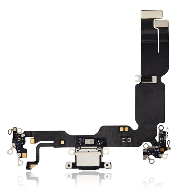 Charging Port Kabel - Ladebuchse für iPhone 15 Plus (Schwarz)