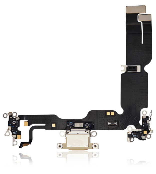 Charging Port Kabel - Ladebuchse für iPhone 15 Plus (Gelb)