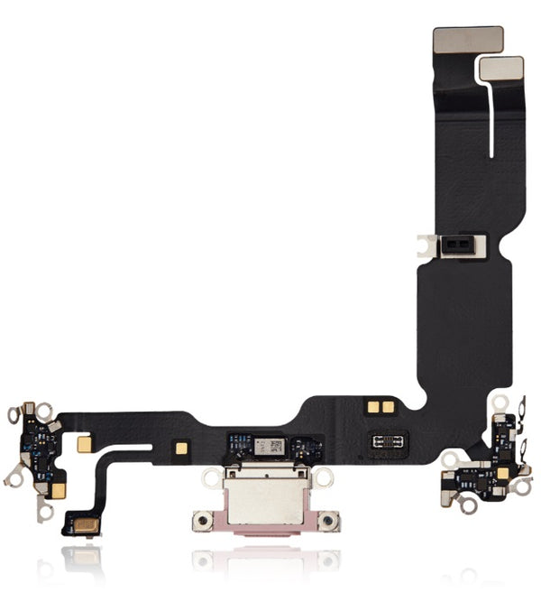 Charging Port Kabel - Ladebuchse für iPhone 15 Plus (Rosa)