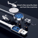 Joyroom Ben 2-in-1 Apple Watch Magnetic Ladegerät & Lightning Kabel 1.5m Weiss (S-IW002S)