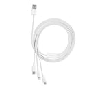 Baseus Superior Series Fast Ladekabel Datenkabel USB to M+L+C 3.5A 1.5m Weiss (CAMLTYS-02)