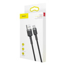 Baseus Cafule Kabel USB für Type-C 3A 1m Grau+Schwarz (CATKLF-BG1)