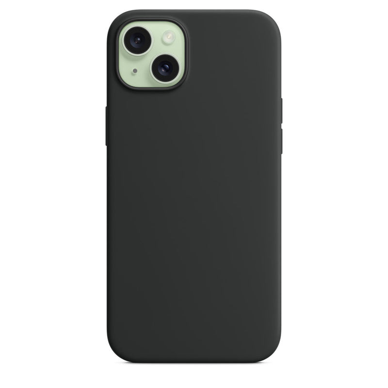 Silikon Case Hülle Mit MagSafe für iPhone 15 - Schwarz