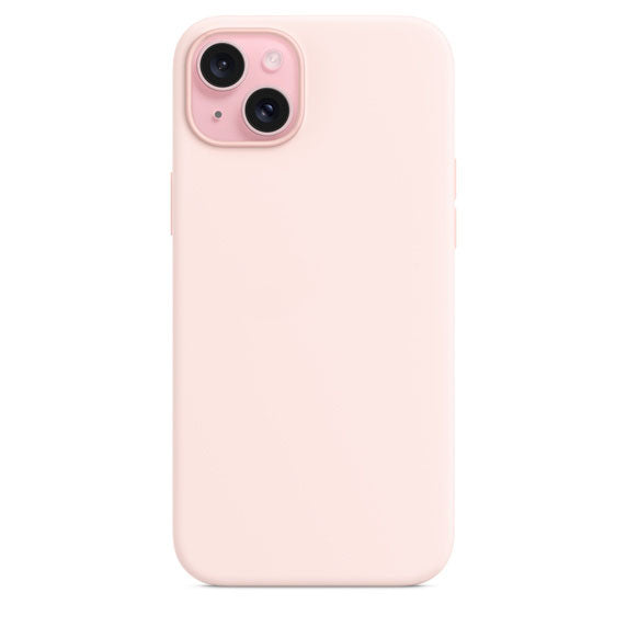 Silikon Case Hülle Mit MagSafe für iPhone 15 - Rosa